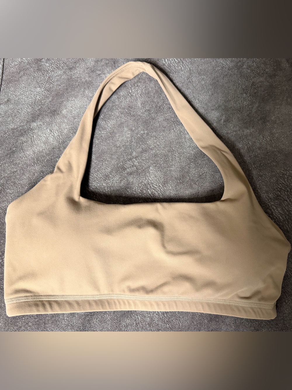 BuffBunny Revolution Halter Sports Bra M Cocoa